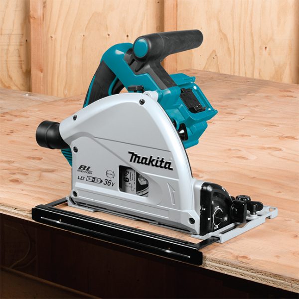 Makita DSP600ZJ Twin 18V Brushless Plunge Saw LXT